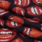 1 Yard Mercerized Organic Egyptian Cotton Shirting - Red and Black Vampire Lips - Ravello Collection 56’’ Width